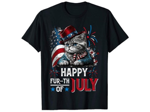 Review: Happy Fourth of 4th of July T-Shirt Design