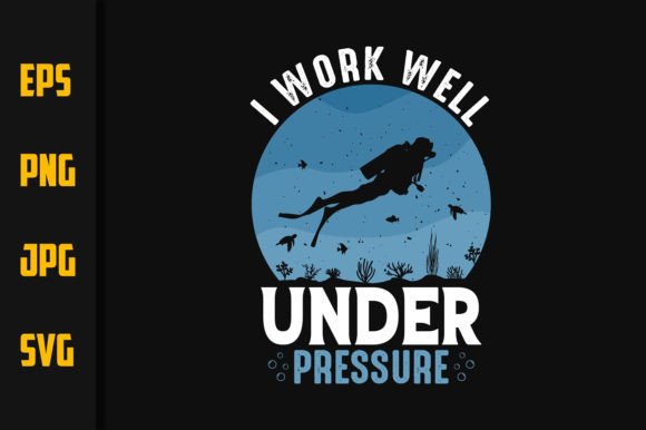 Review: I Work Well Under Pressure Scuba T Shirt Design