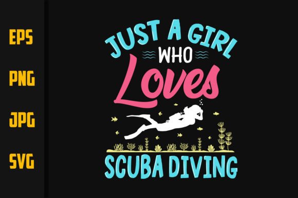 Review: Just Girl a Who Loves Scuba Diving Design