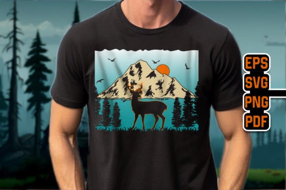 Review: Unique Best Selling Deer Retro T-Shirt Design